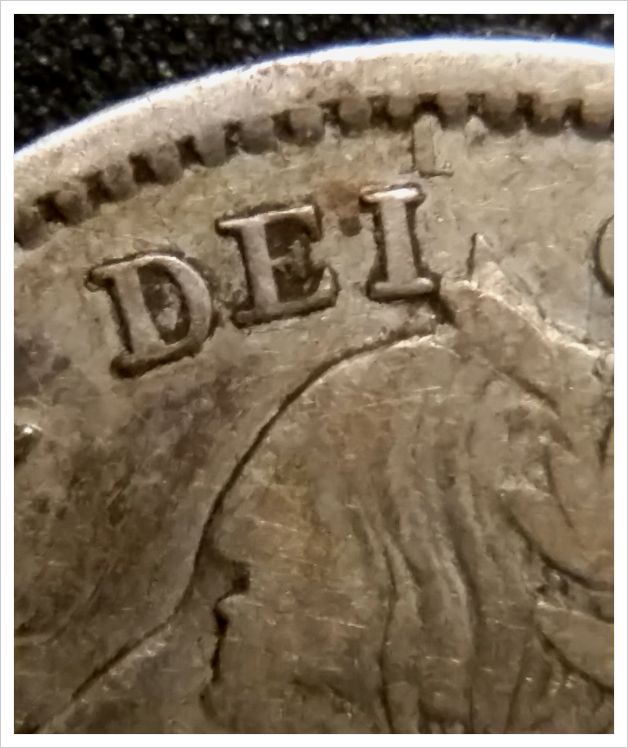 1858-10-Cent-Botched-I-In-Dei